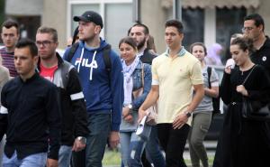 FOTO: AA / Studenti u Zenici obilježili Dan bijelih traka